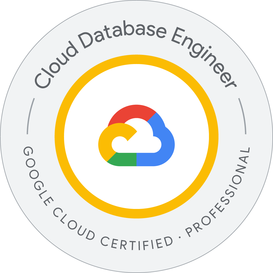 Google Cloud Professional Cloud Database Engineer